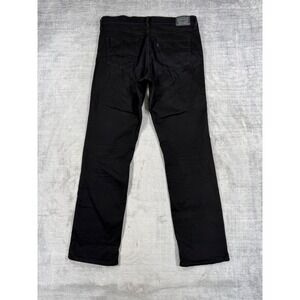 Levis Jeans Womens 32 Black 314 Shaping Straight Mid Rise Stretch Denim Trousers